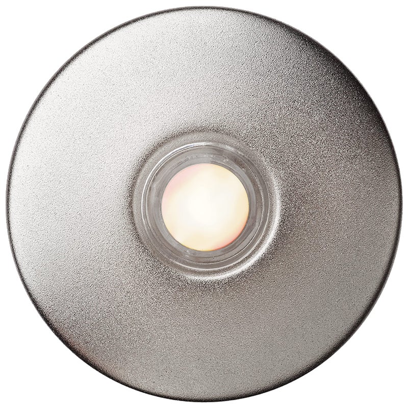 Newhouse Hardware SN5WL Lighted Doorbell Button, 1-Pack, Satin Nickel - Image 1